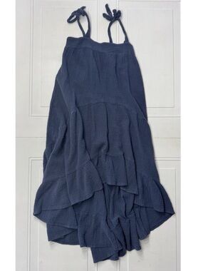 Shareen Collections Australia
Blue Tie High Low Gauze Dress